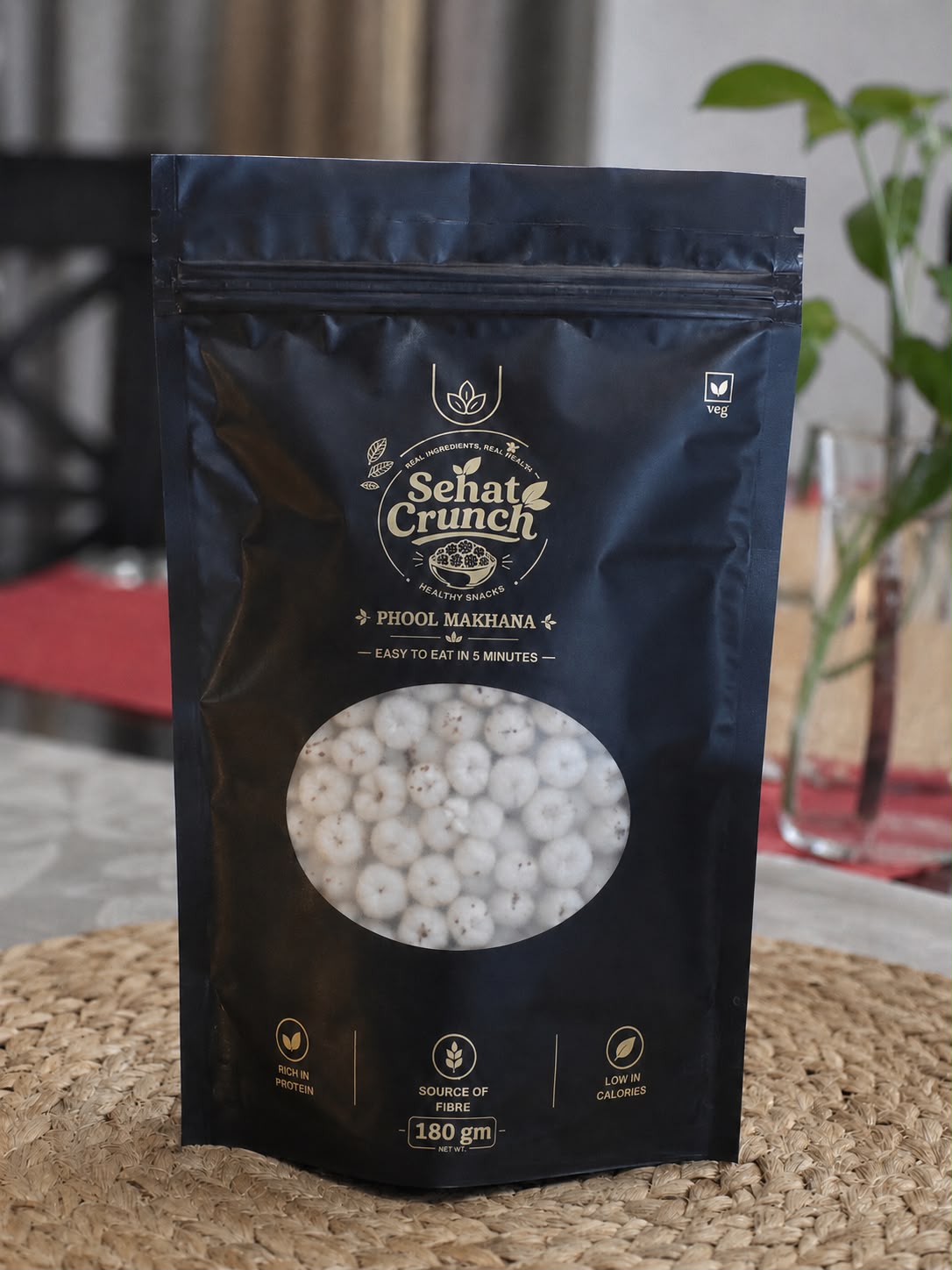 180g Sehat Crunch makhana pack